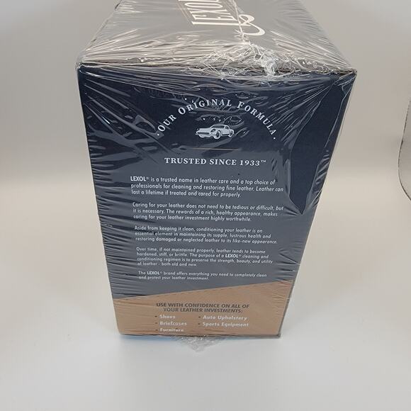Lexol Auto Leather Regimen Set Step 1 Cleaner Step 2 Conditioner + Sponges NEW - Picture 4 of 4